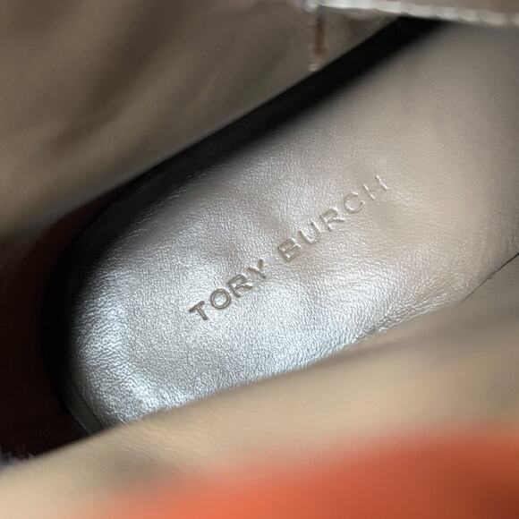 Tory Burch Miller Brown Suede Leather Lug Sole Boots Combat Boots US Size 7.5 - Picture 12 of 12